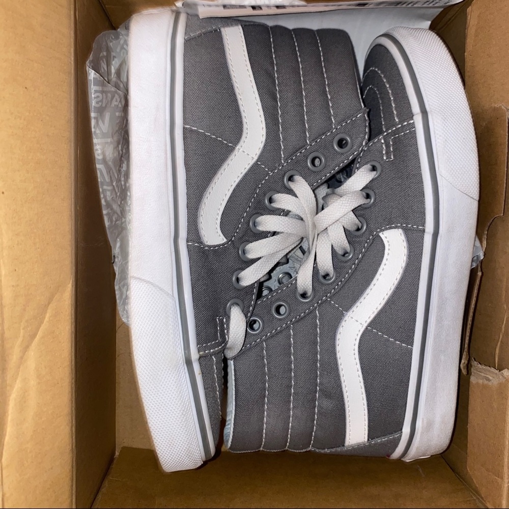 Grey High Top Vans
